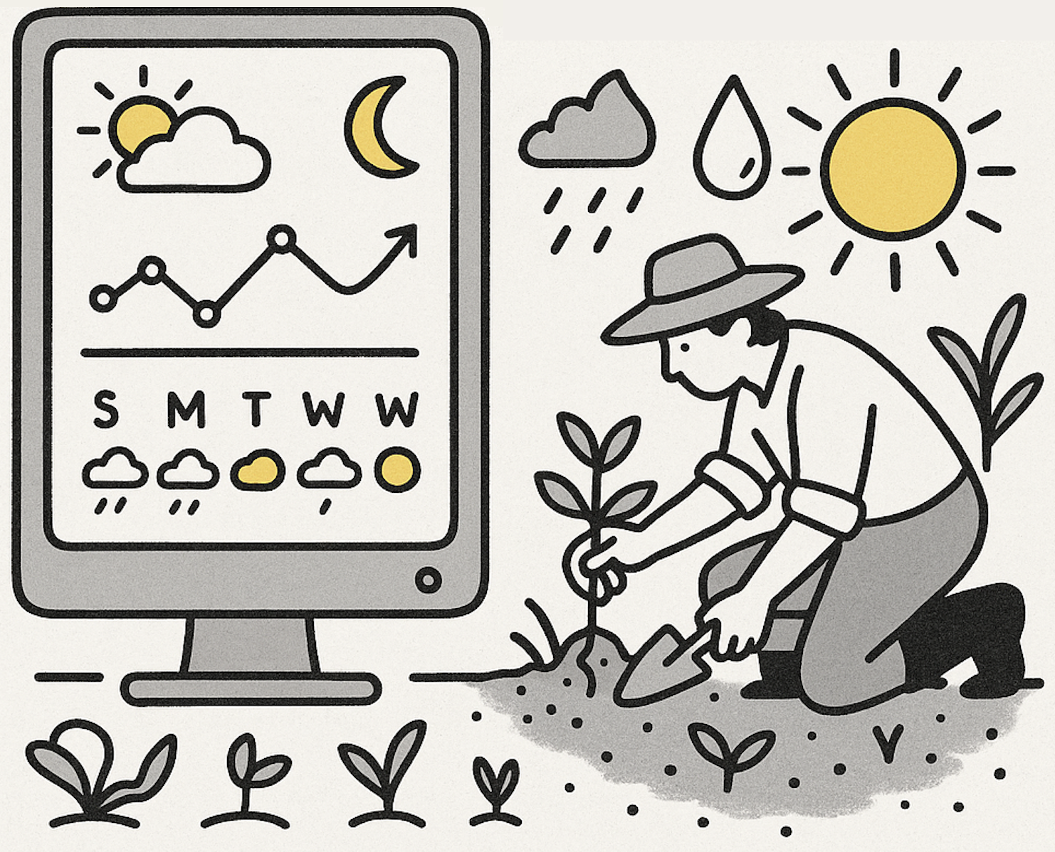 "The weather dashboard for regenerative agriculture:  From concept to production in two hours"